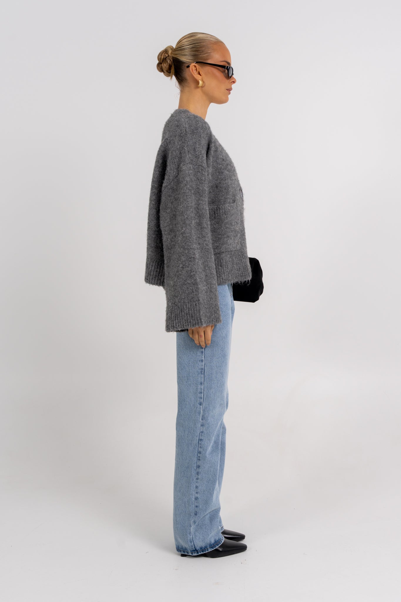 Imogen Cardigan Charcoal