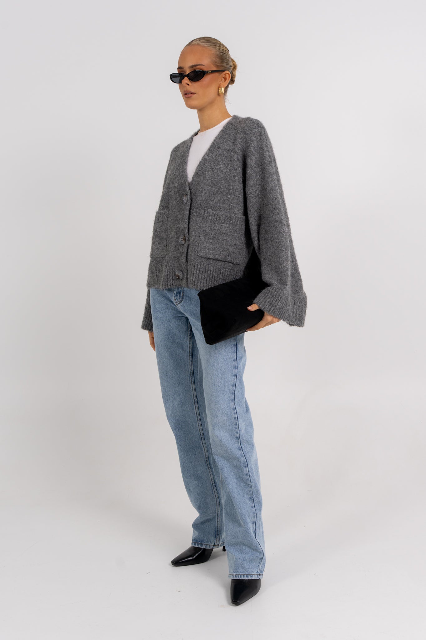 Imogen Cardigan Charcoal
