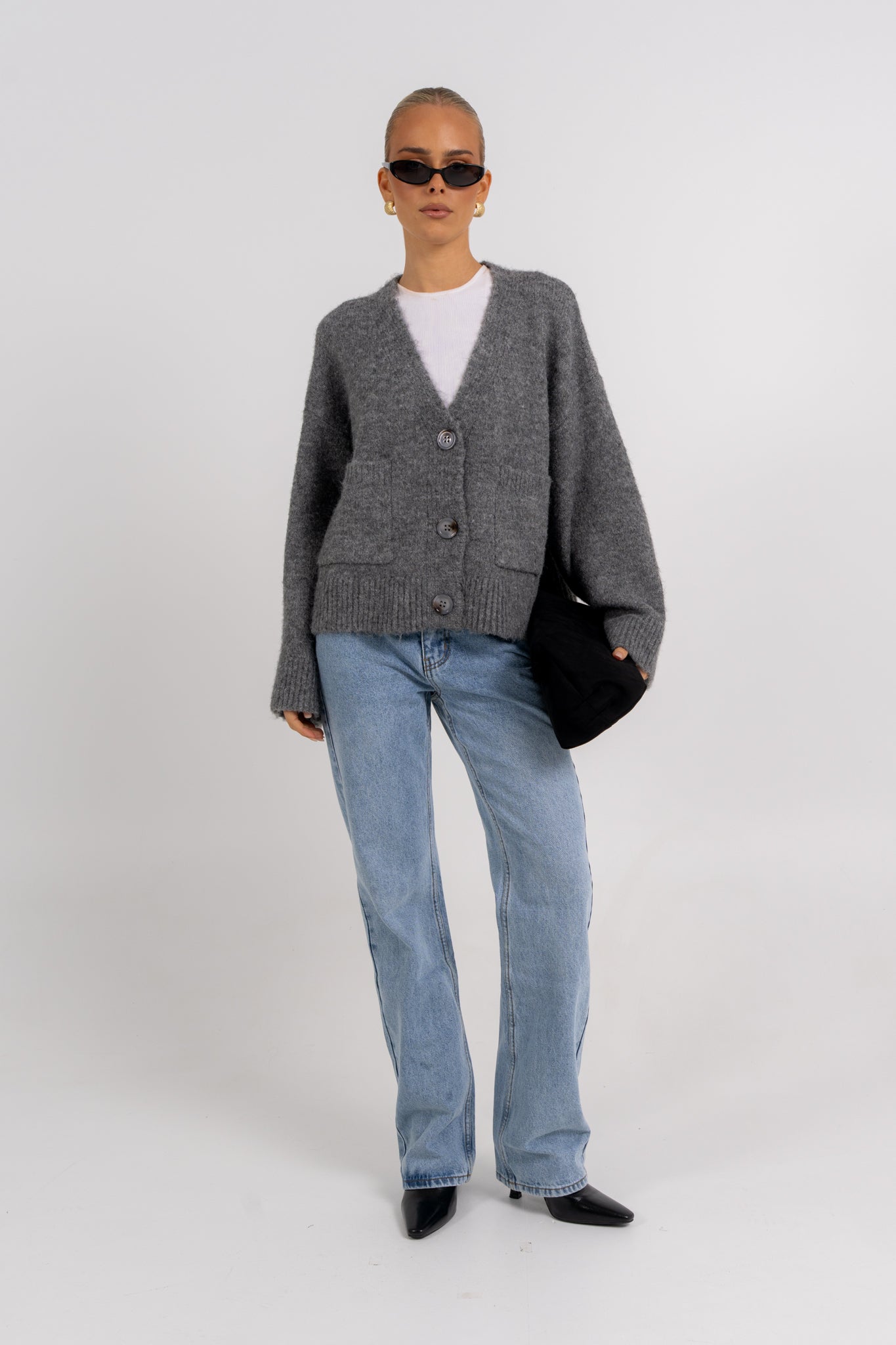 Imogen Cardigan Charcoal