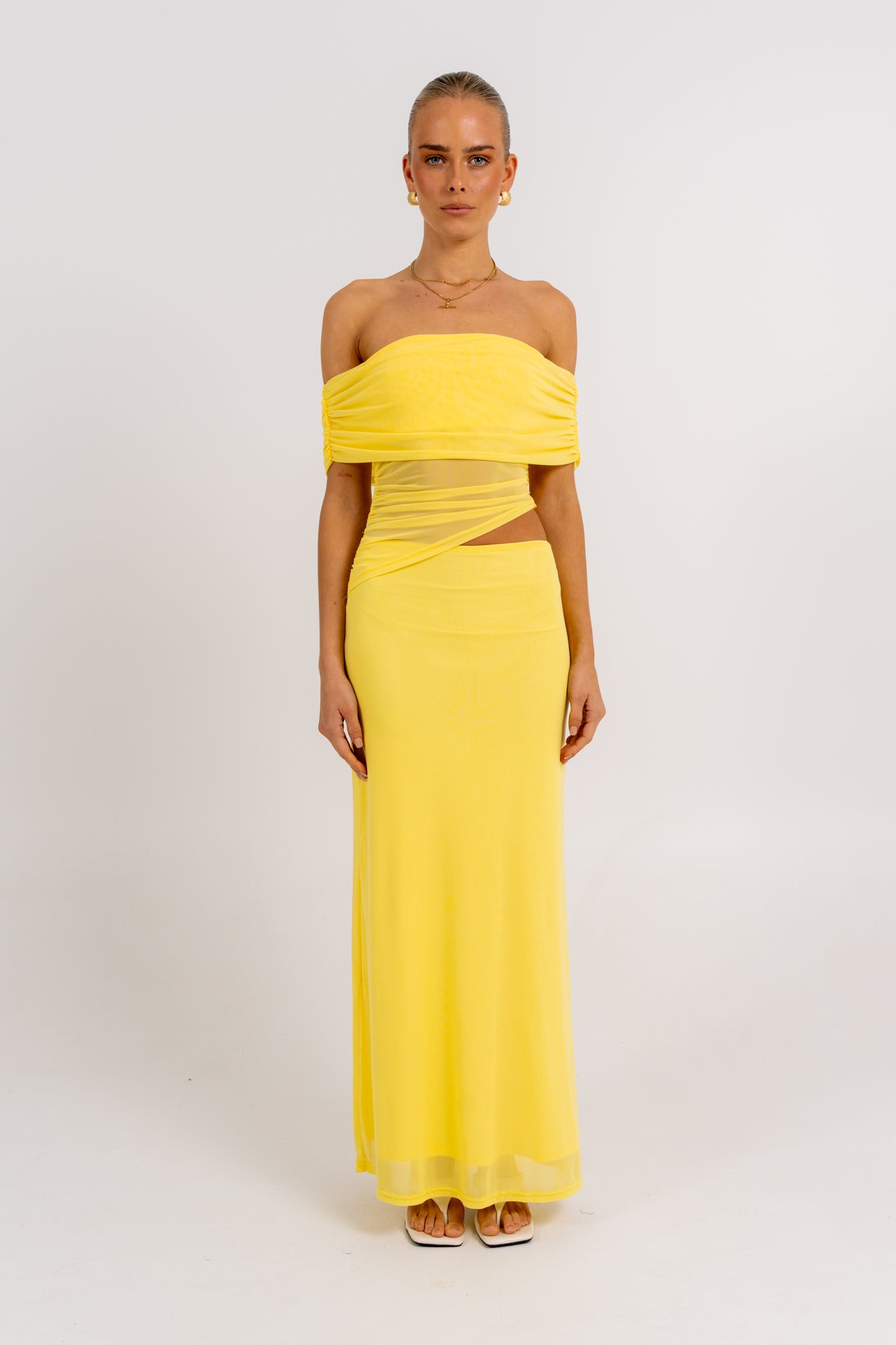 Fiora Maxi Dress Canary Yellow