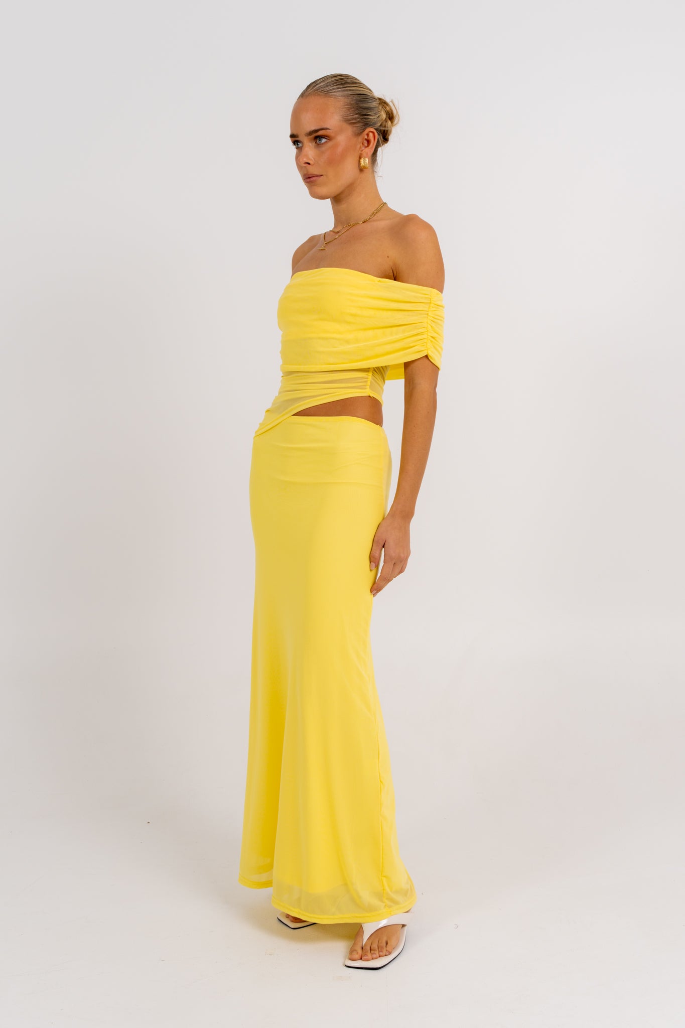 Fiora Maxi Dress Canary Yellow
