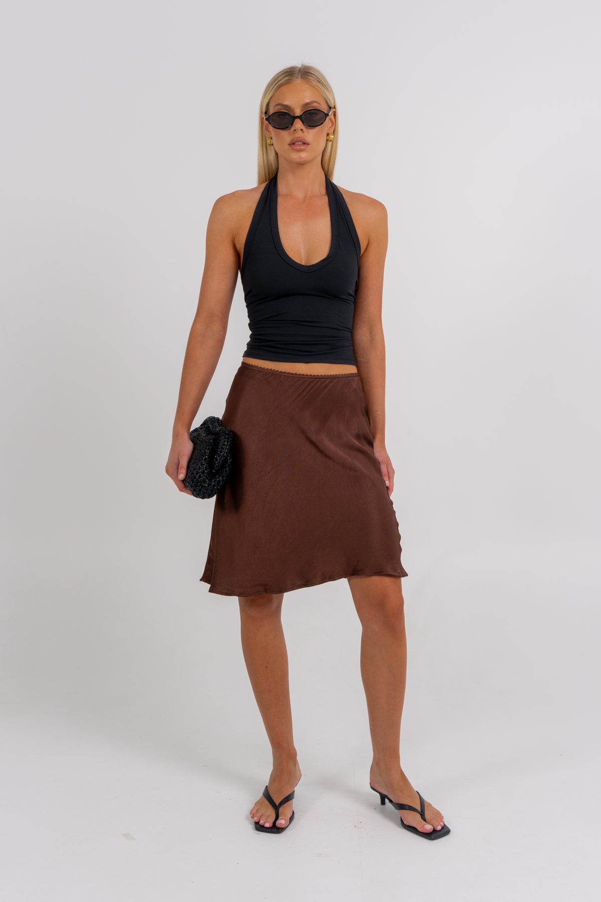 Xanthis Skirt Chocolate