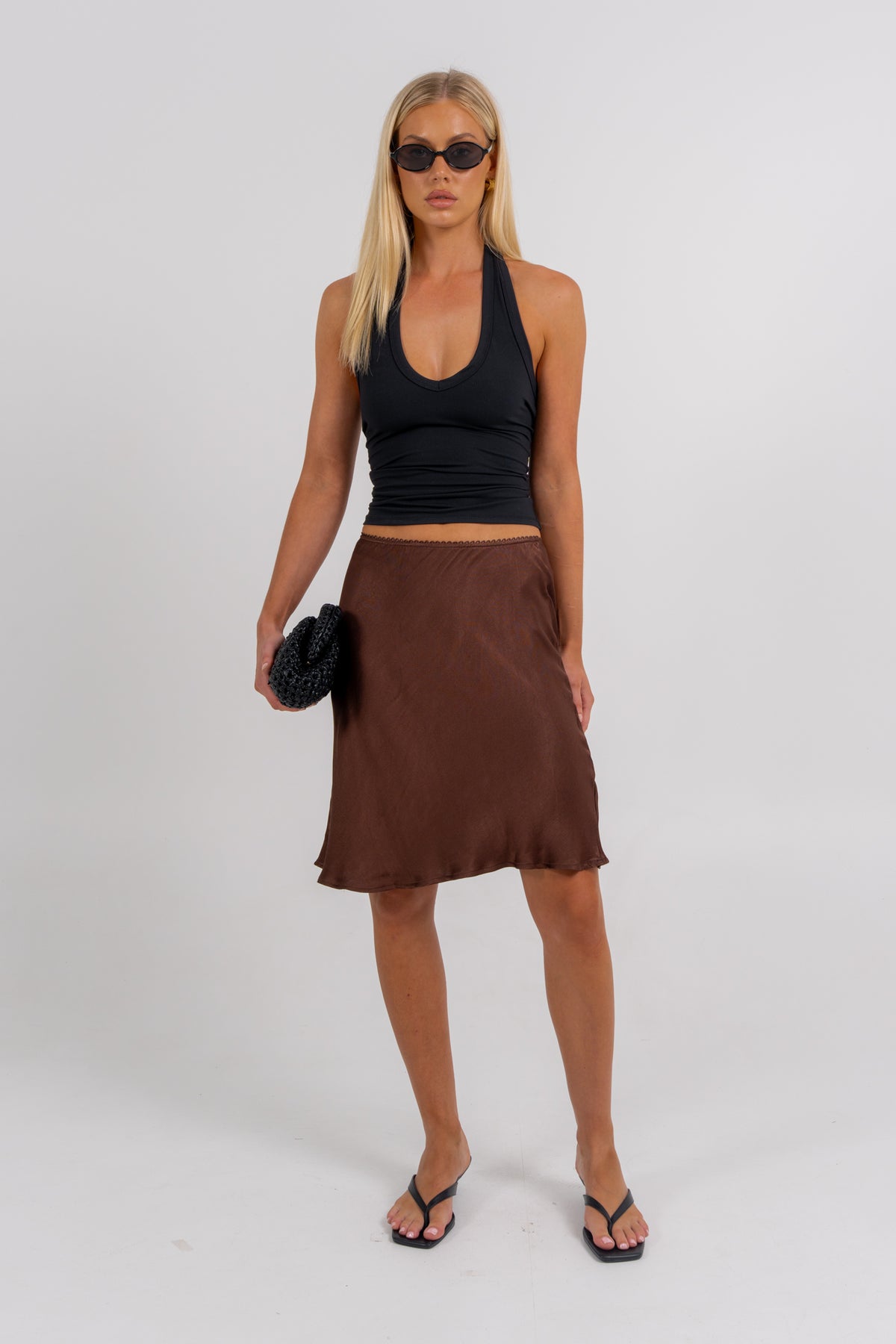 Xanthis Skirt Chocolate