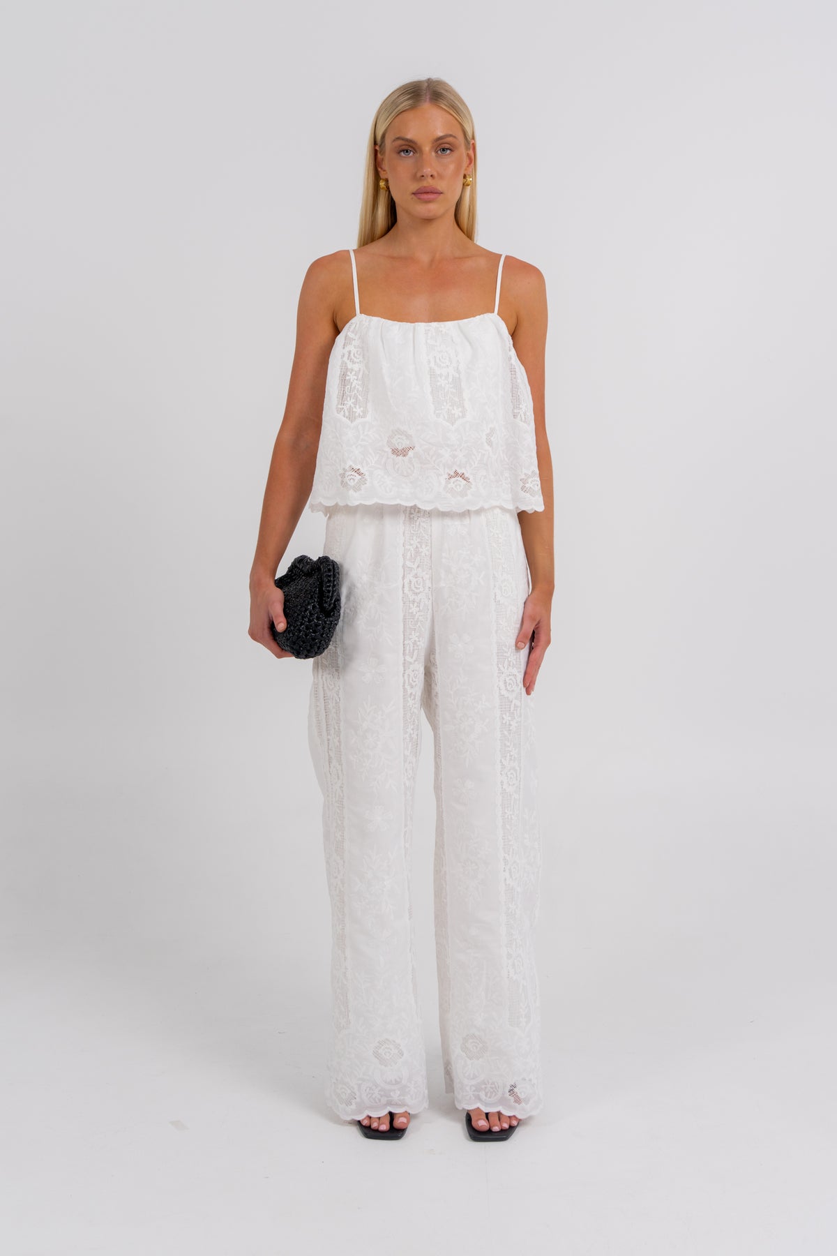 Brooklyn Lace Set White