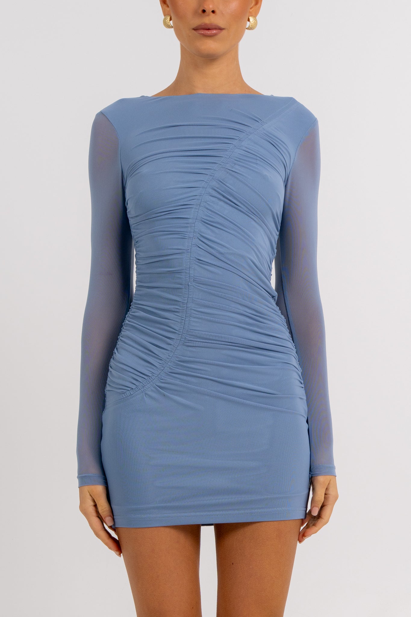 Phoebe Mini Dress Blue