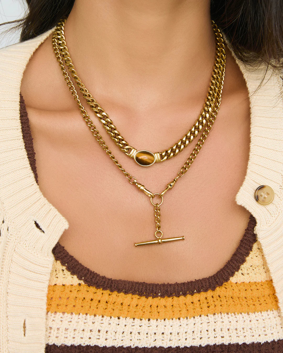 Odette Necklace Tigers Eye