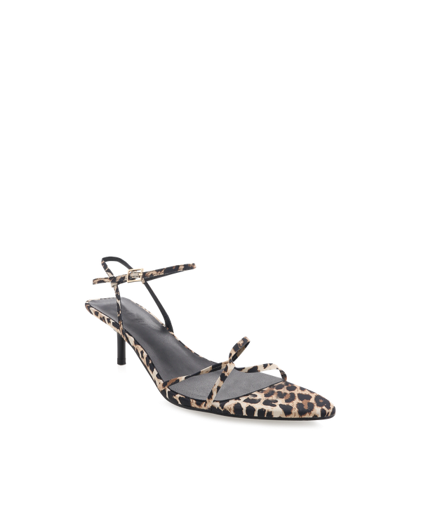 Misty Heels - Leopard Satin