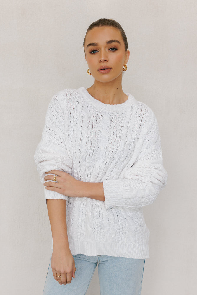 Madrid Knit White