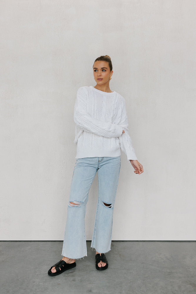 Madrid Knit White