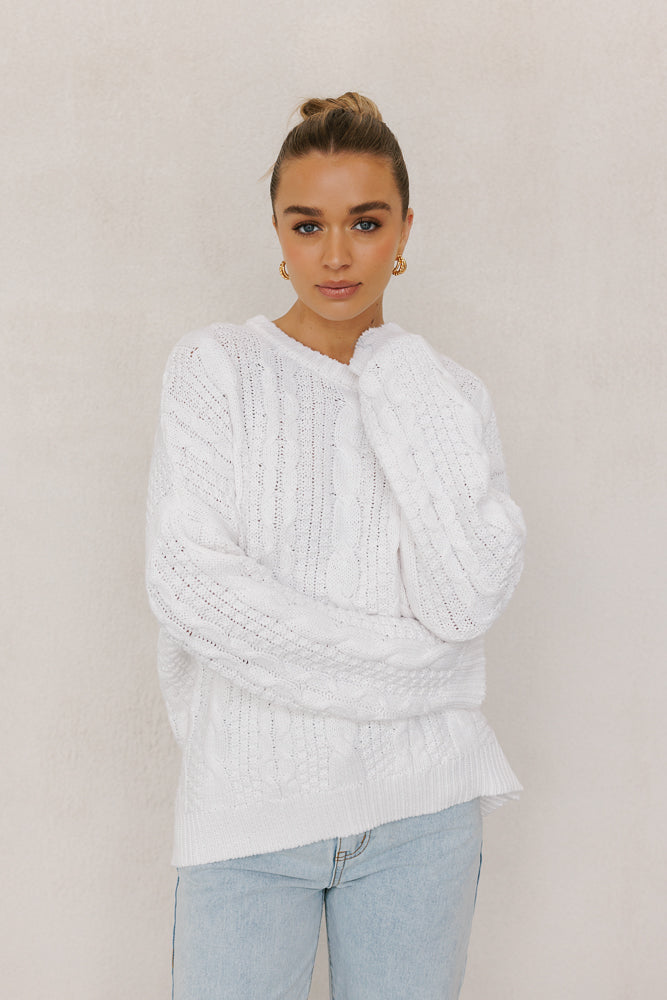 Madrid Knit White