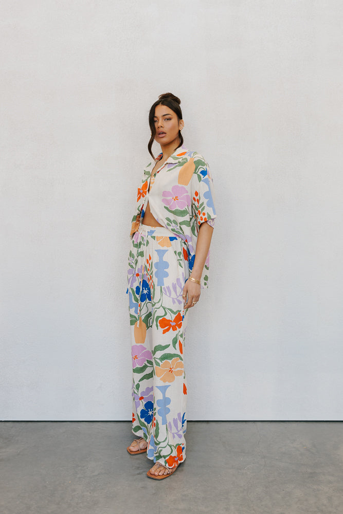 Donna Pants Matisse Floral