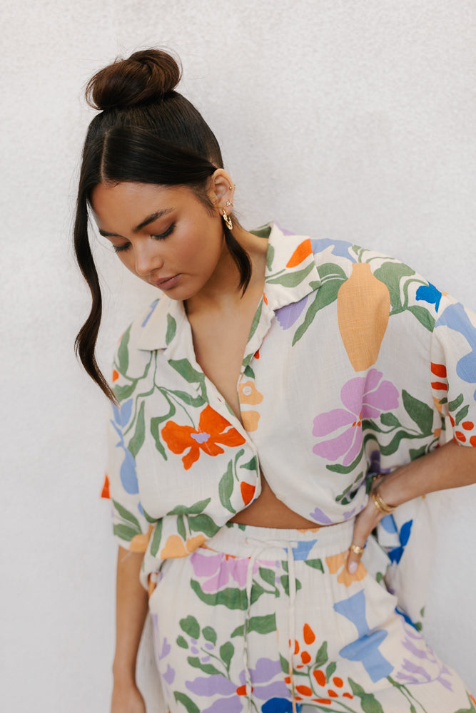 Winnie Top Matisse Floral