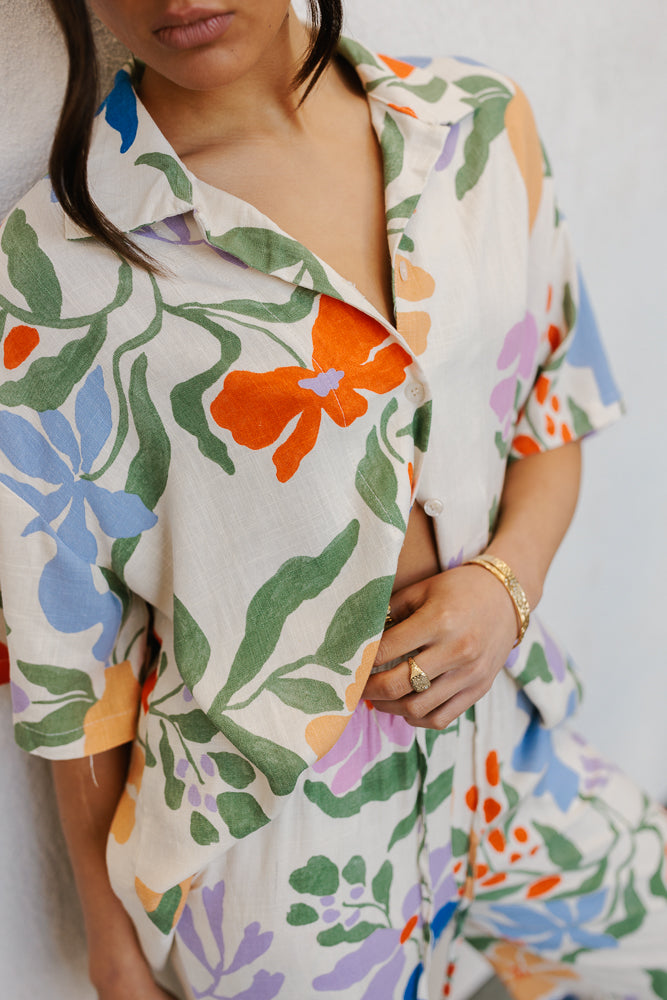 Winnie Top Matisse Floral