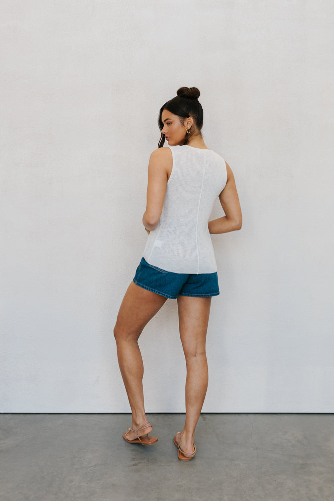 Wilkinson Knit Vest - White