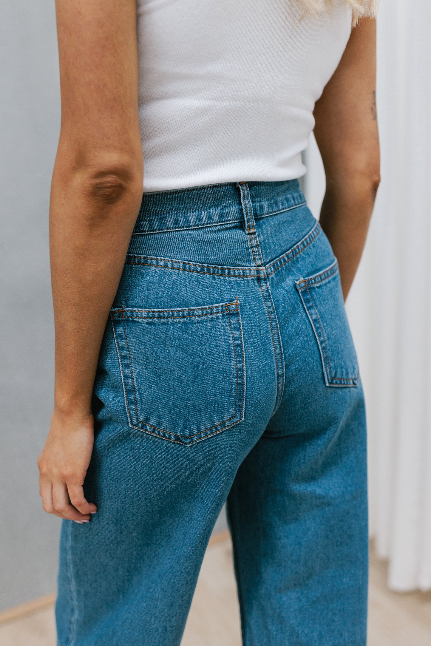 Brooke Jeans - Mid Blue Denim