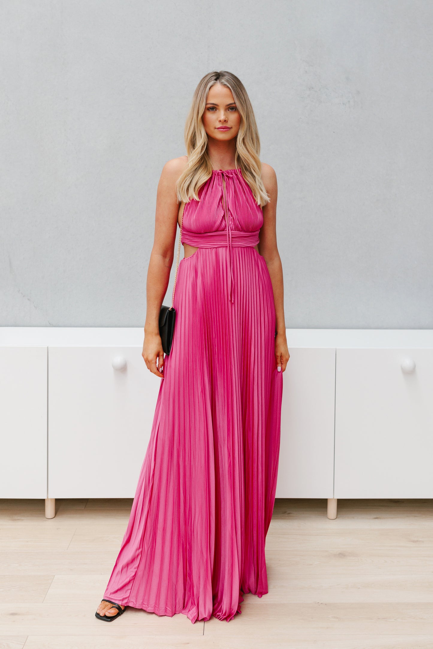 Caelia Dress - Fuchsia