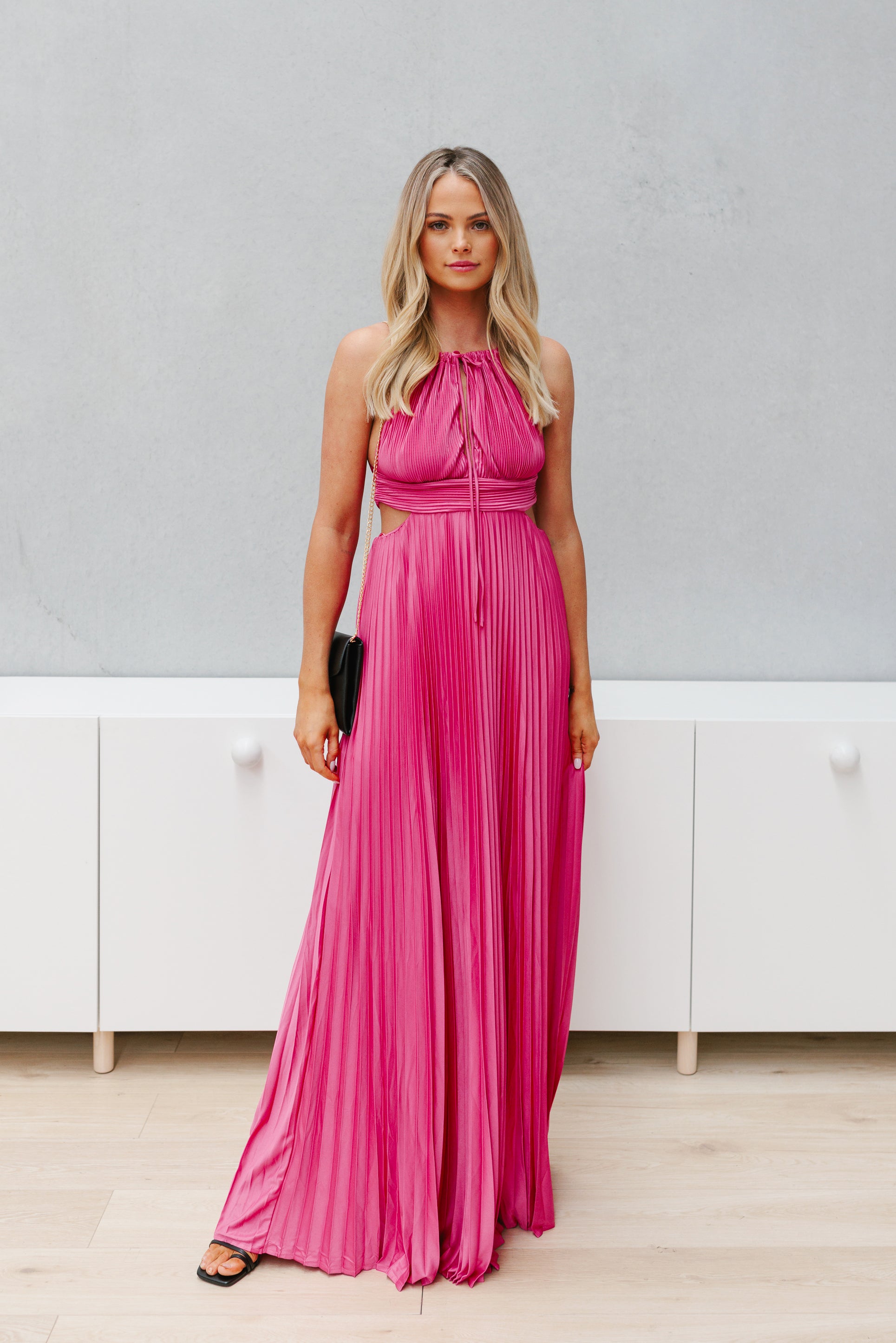 Caelia Dress Fuchsia