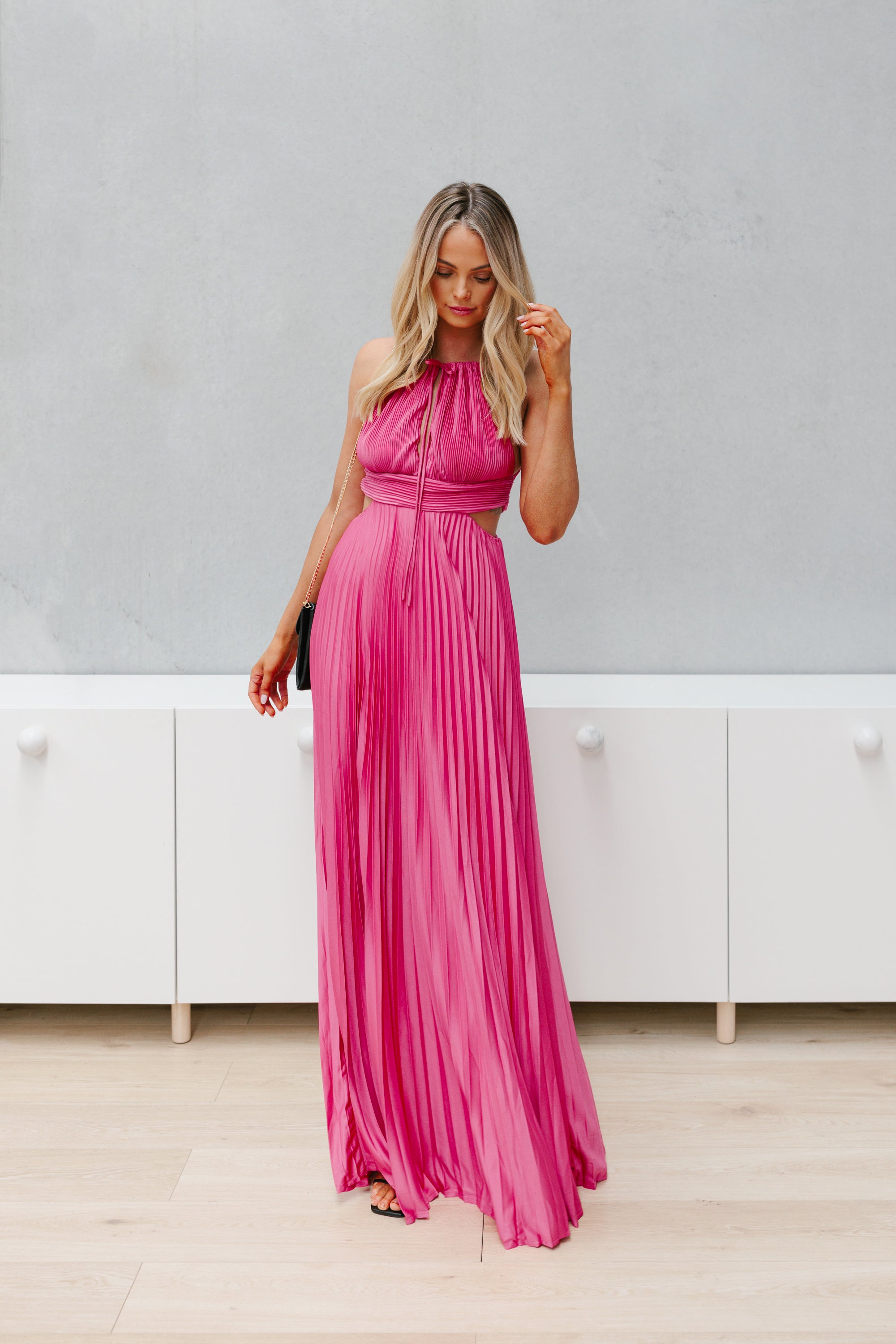 Caelia Dress Fuchsia