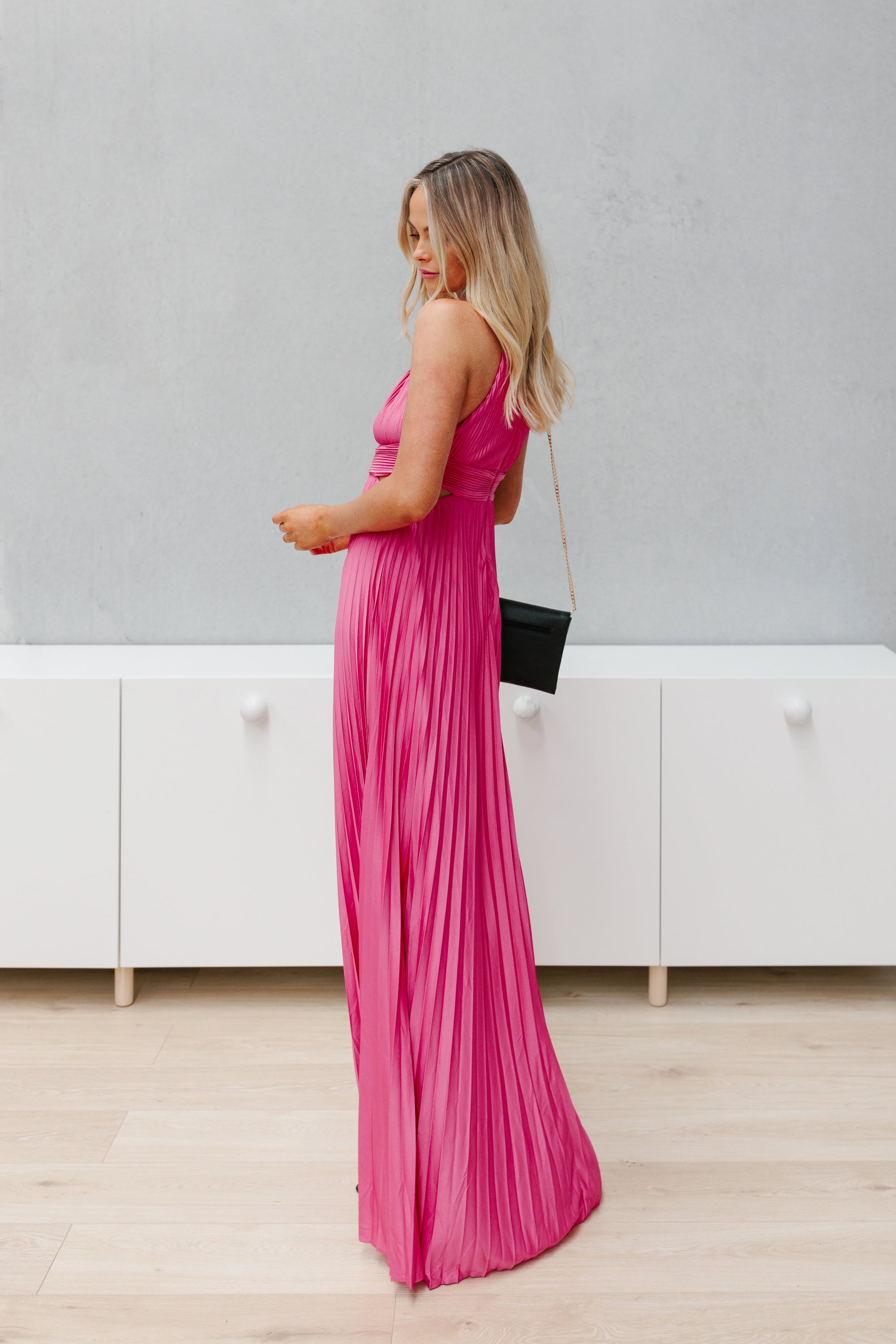 Caelia Dress Fuchsia