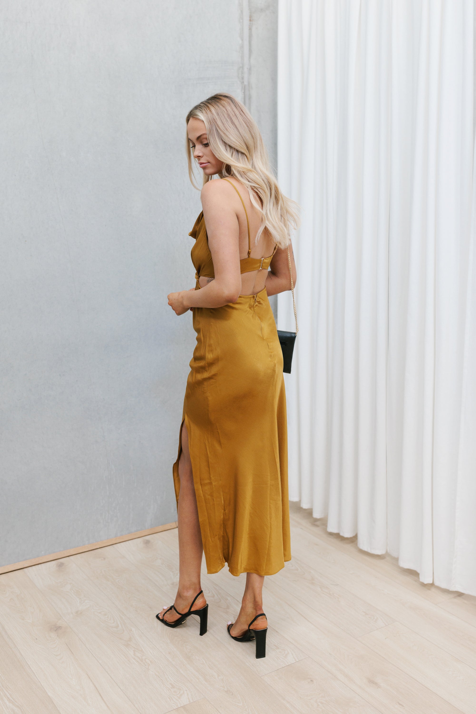 Ezra Dress - Golden Tan