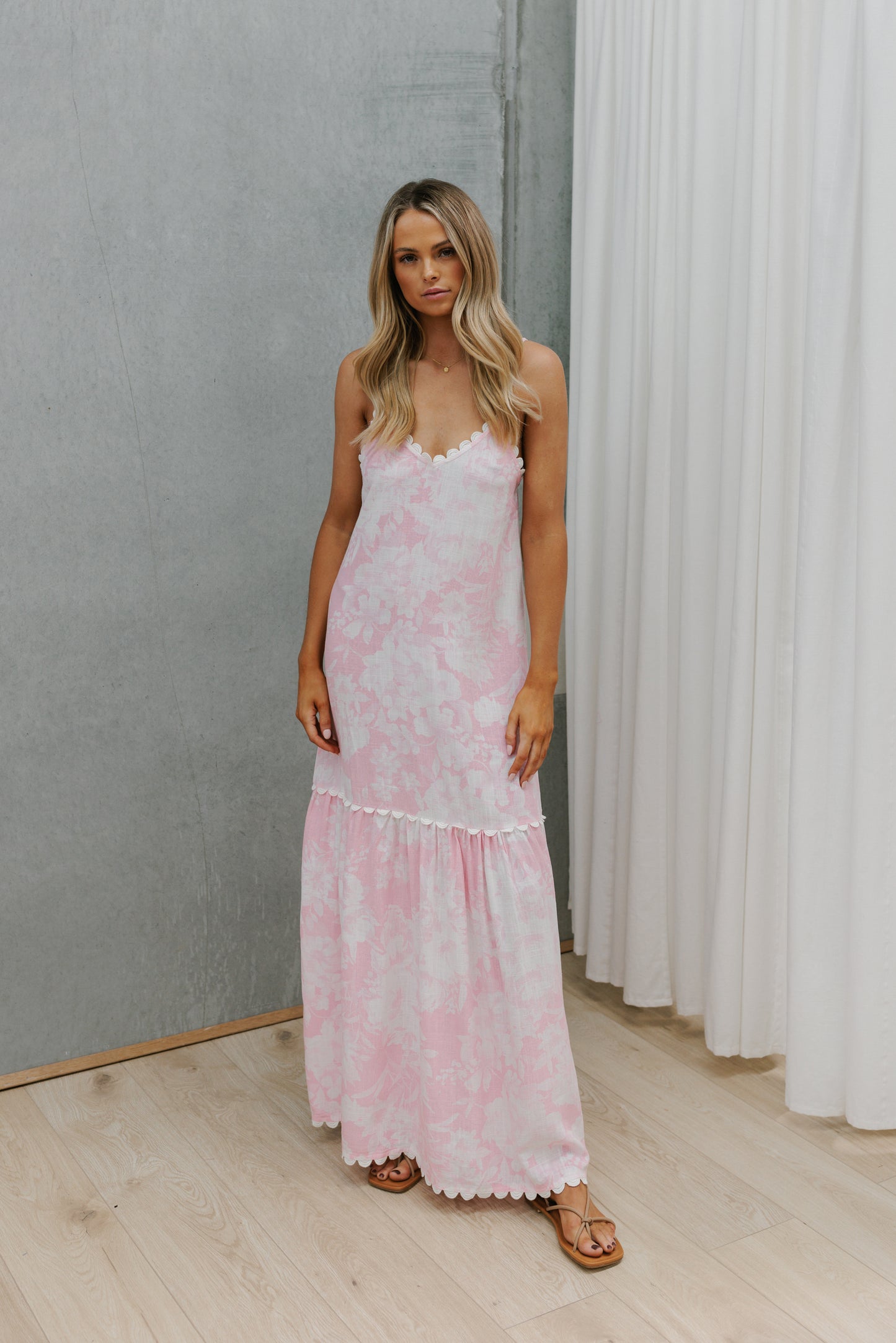 Fairlee Dress - Pink Floral