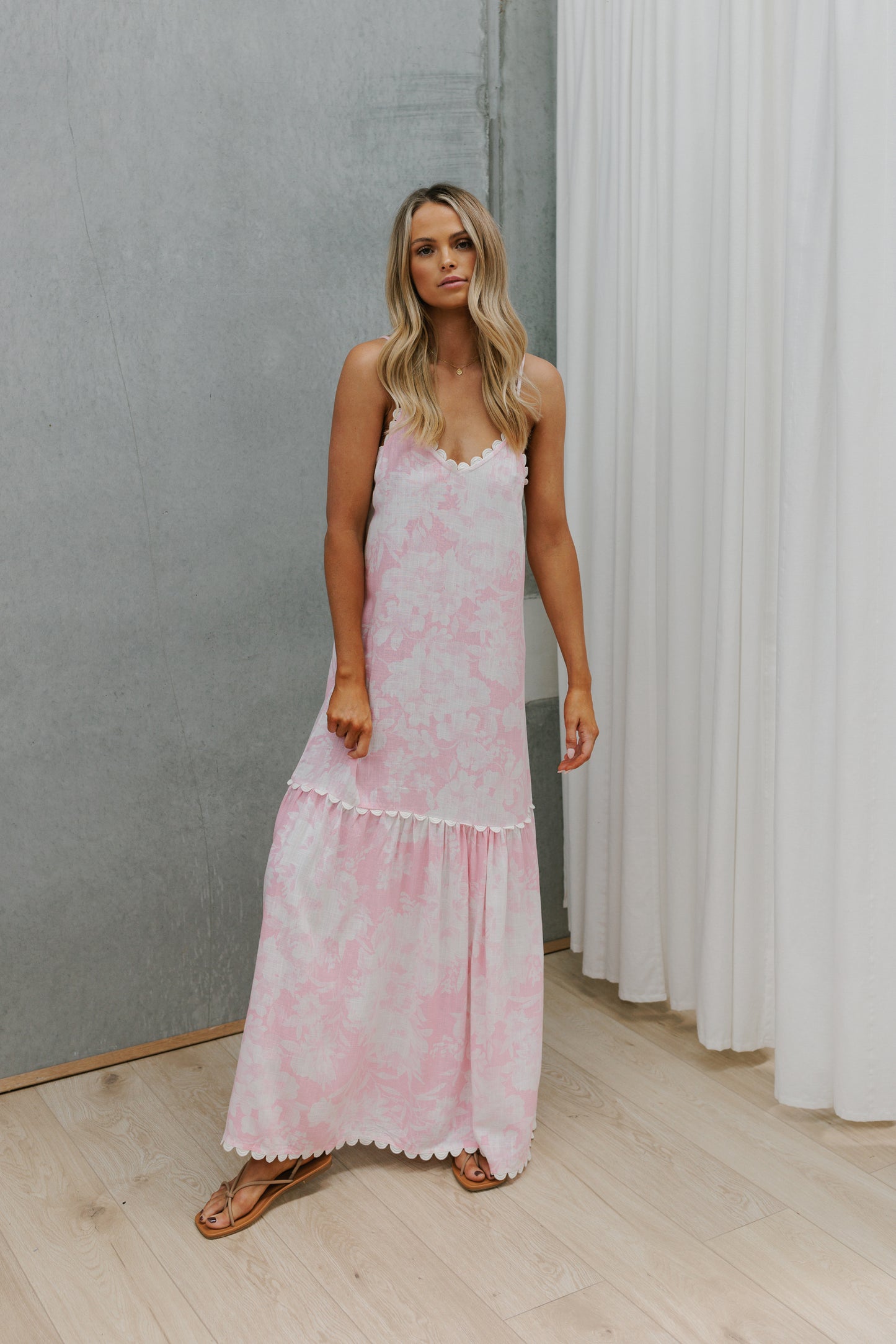 Fairlee Dress - Pink Floral