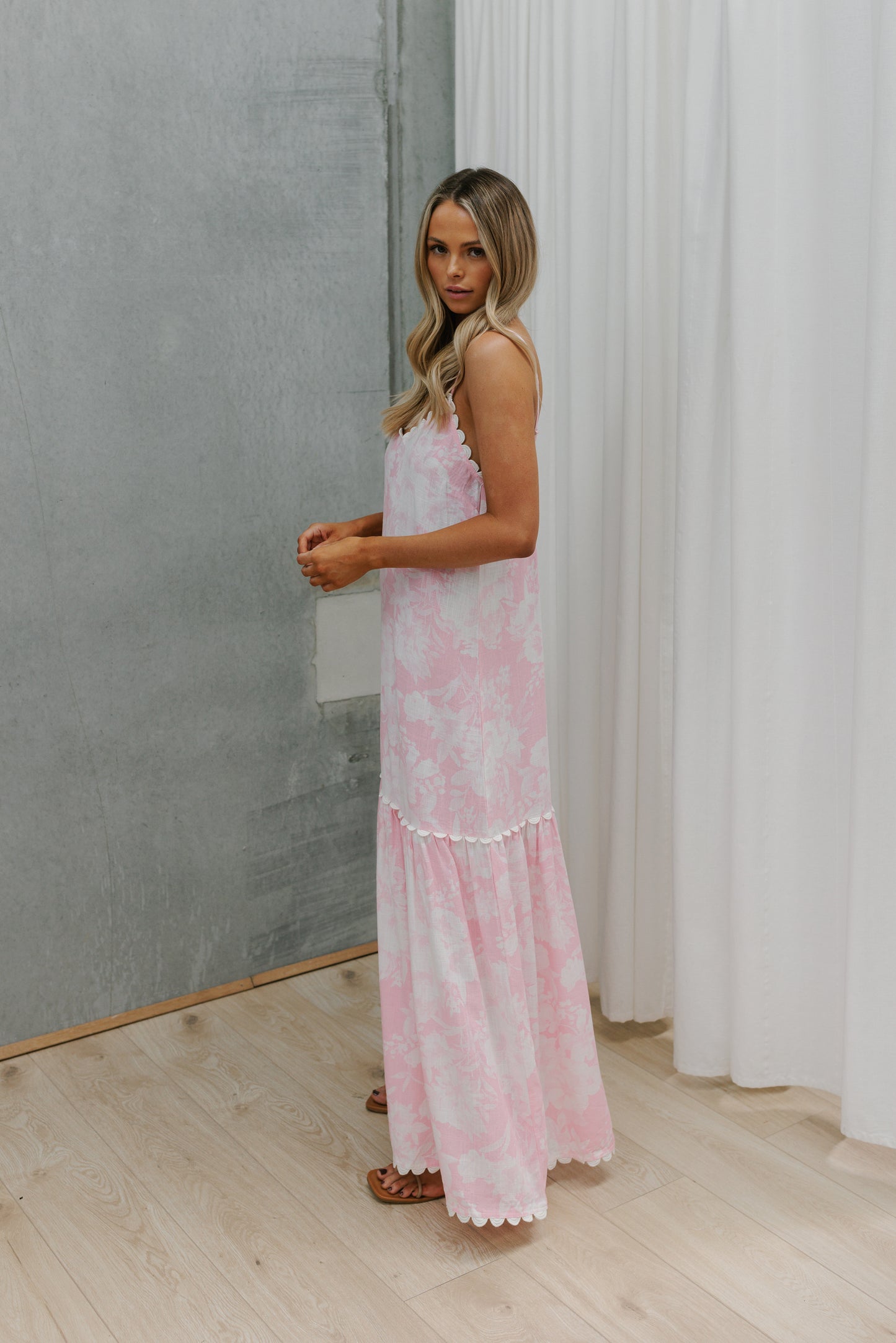 Fairlee Dress - Pink Floral