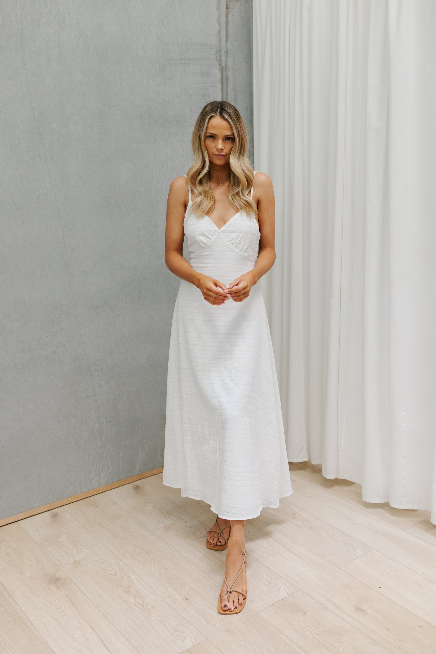 Hyacinth Maxi Dress - White