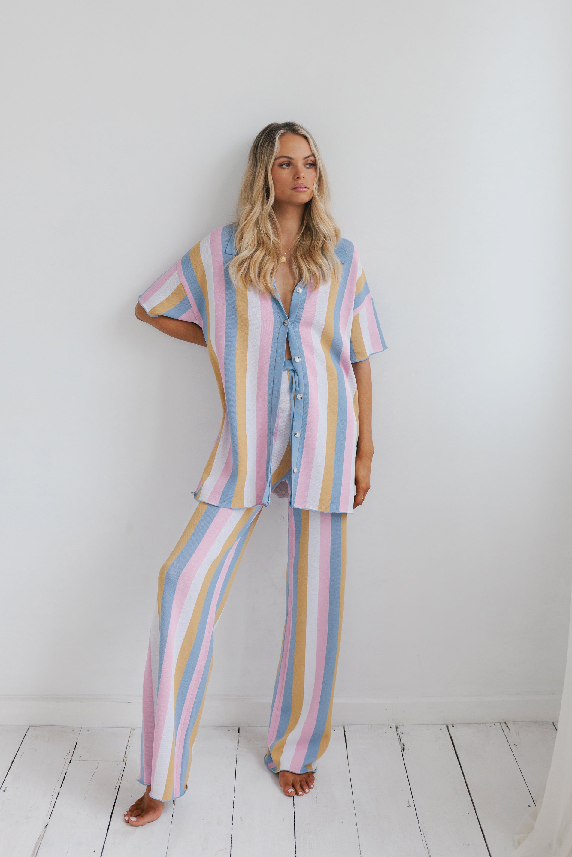 Imani Set Pastel Stripe