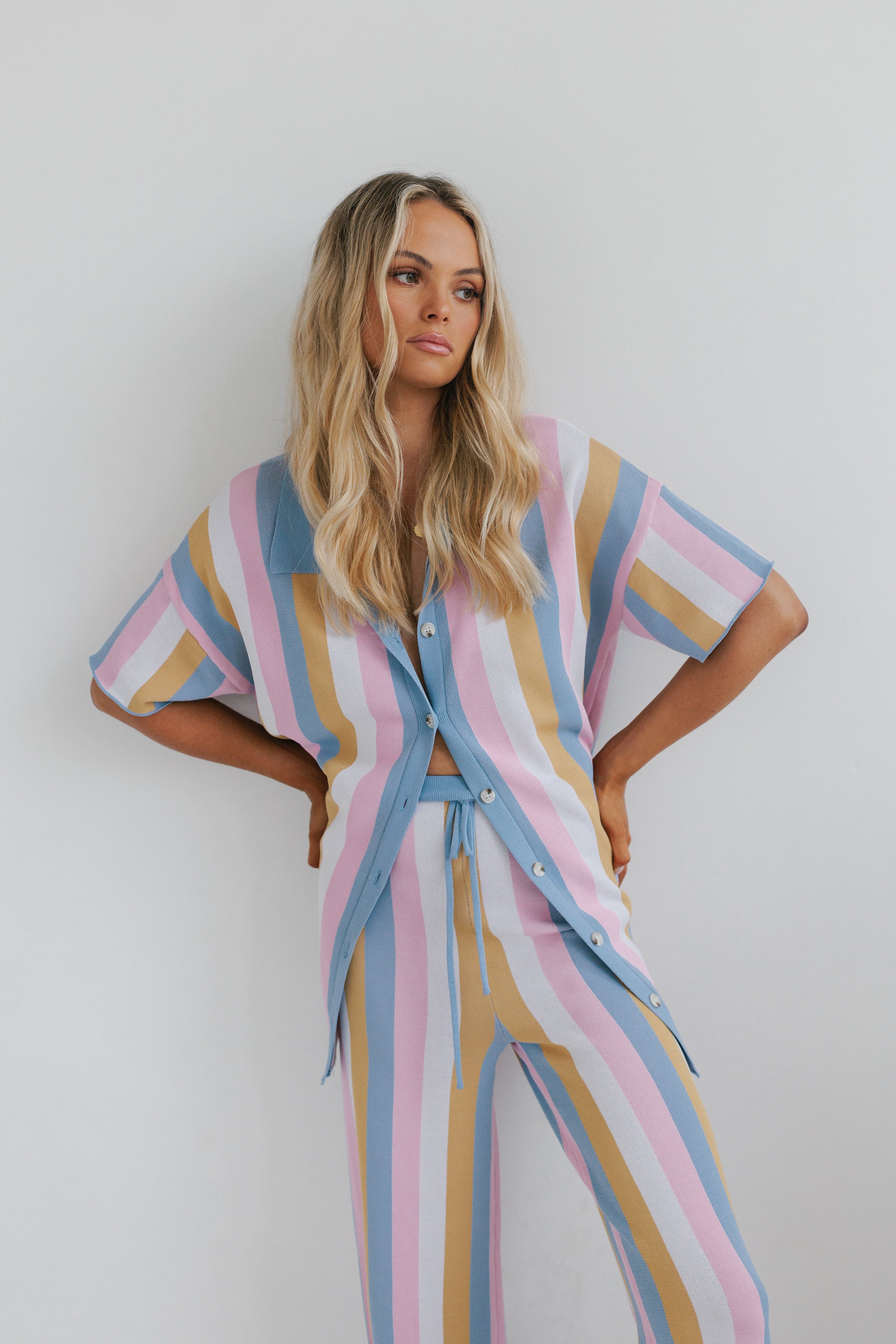Imani Set Pastel Stripe
