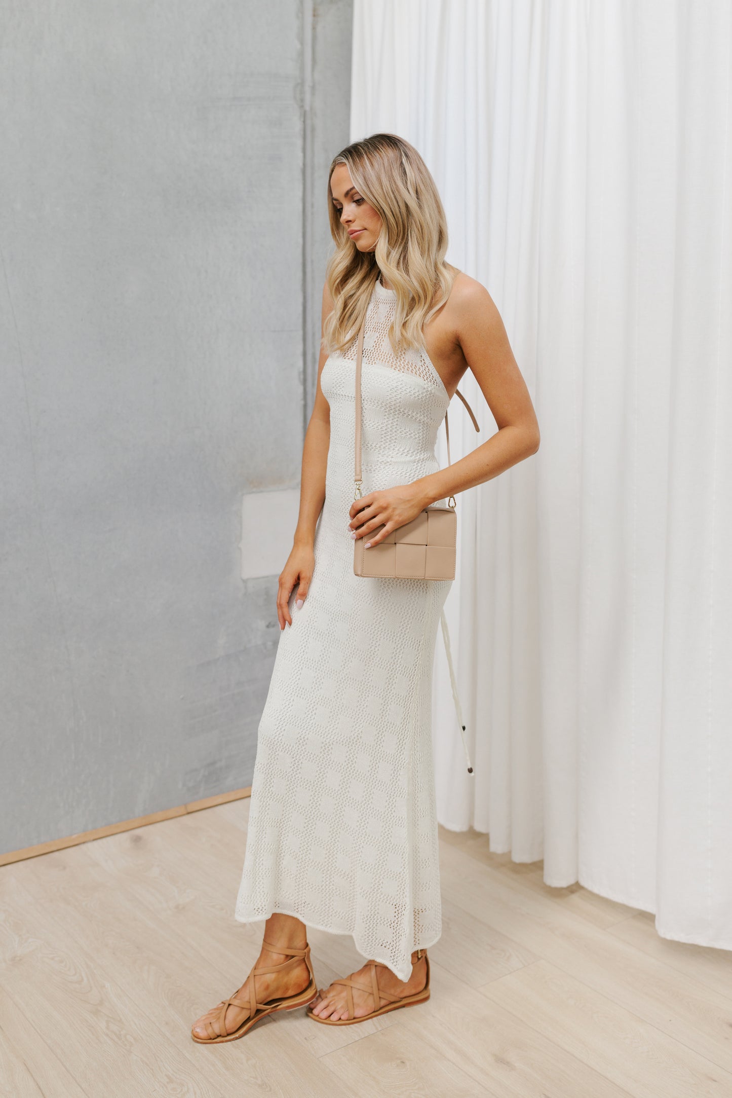 Laurah Dress - Ivory Crochet