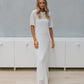Palina Dress - White Crochet