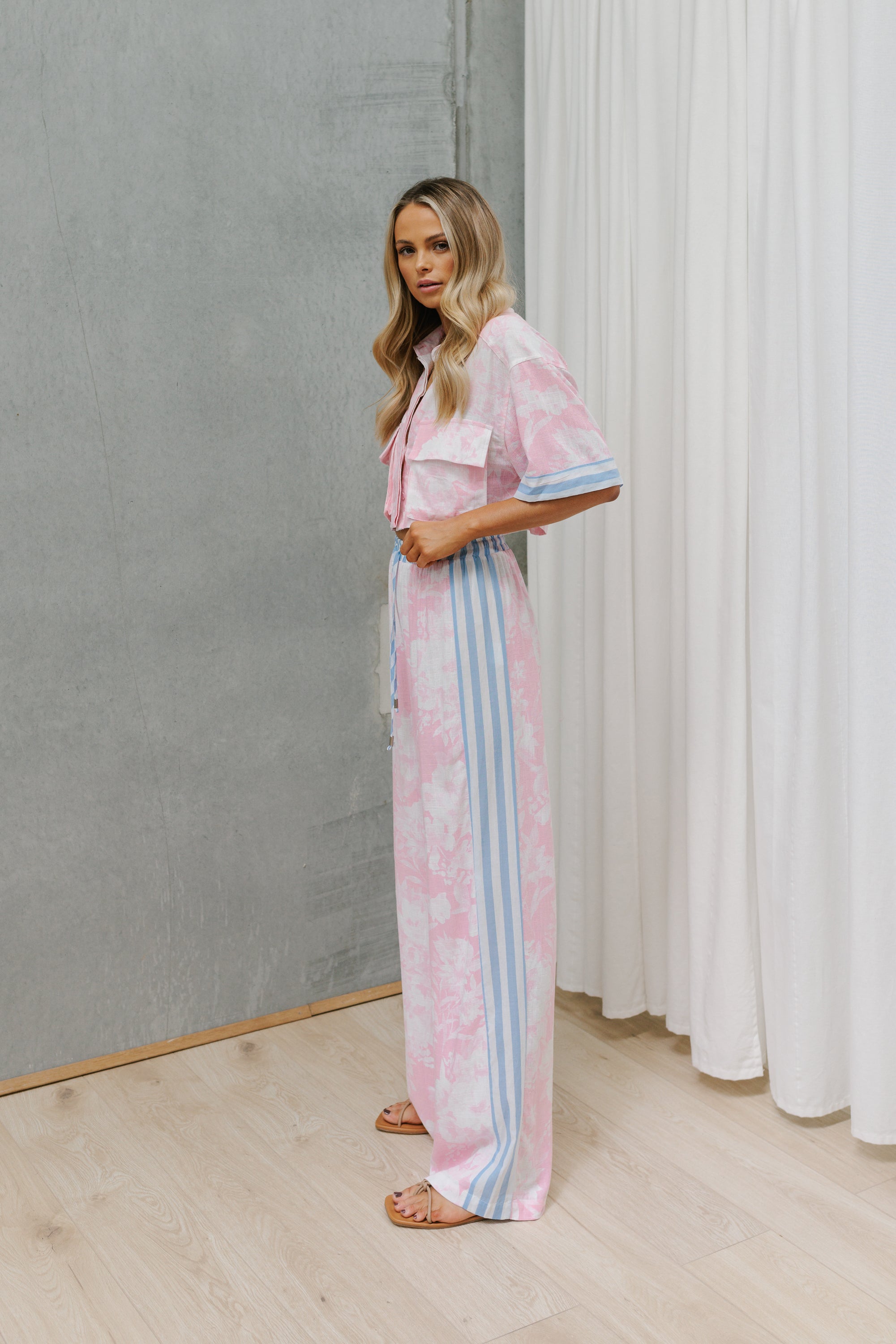 Citta Pants Pink Floral