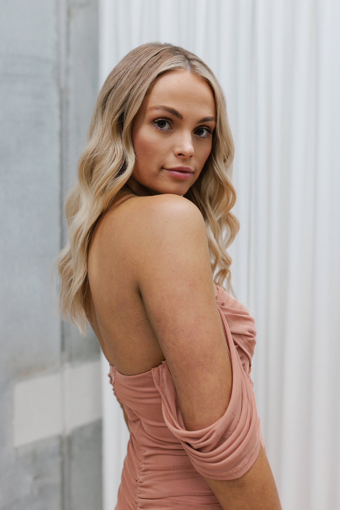 Priya Dress - Blush