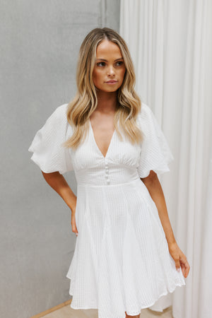 Reyah Dress - White