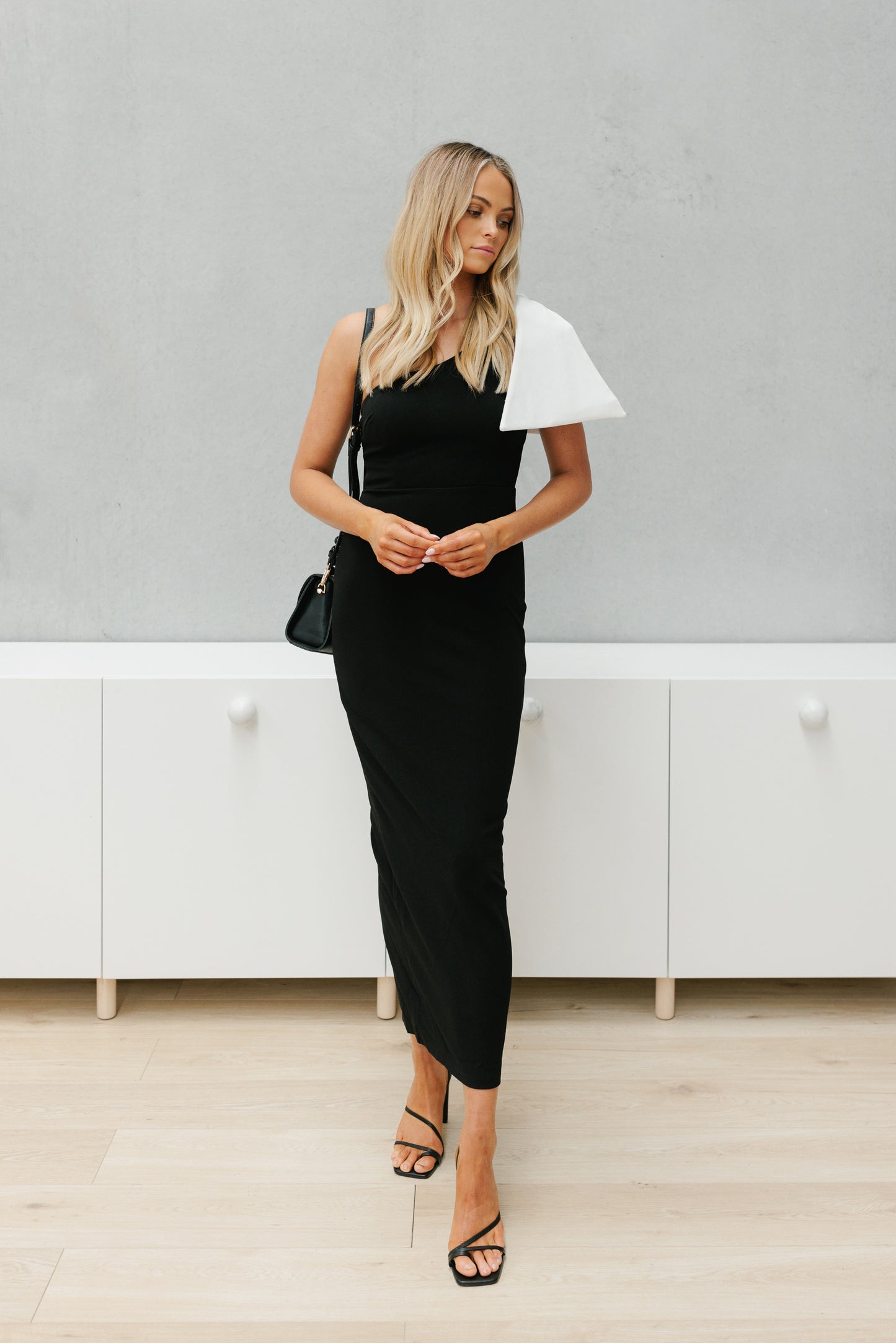 Royce Dress - Black/White