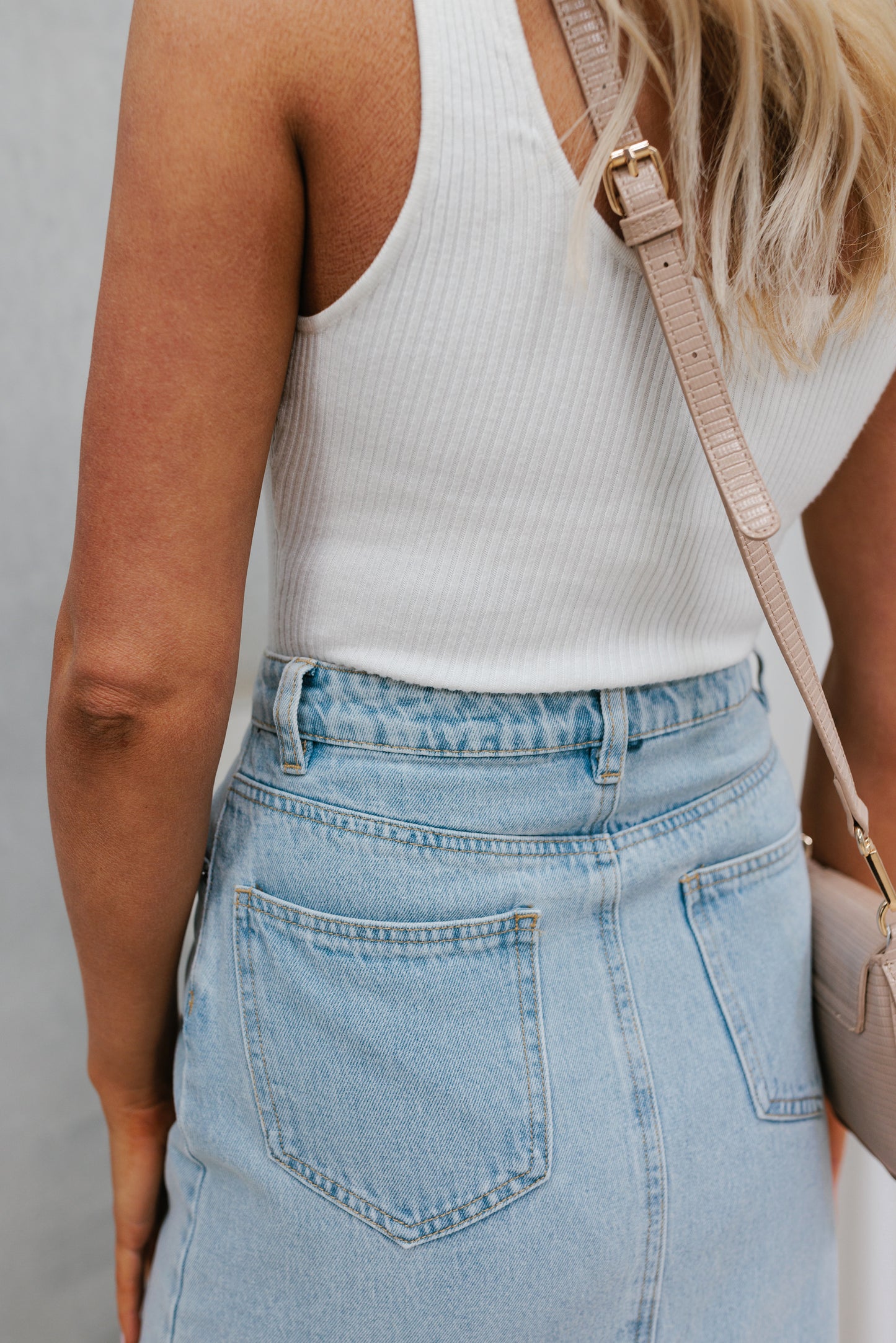 Vaelin Skirt - Light Blue Denim
