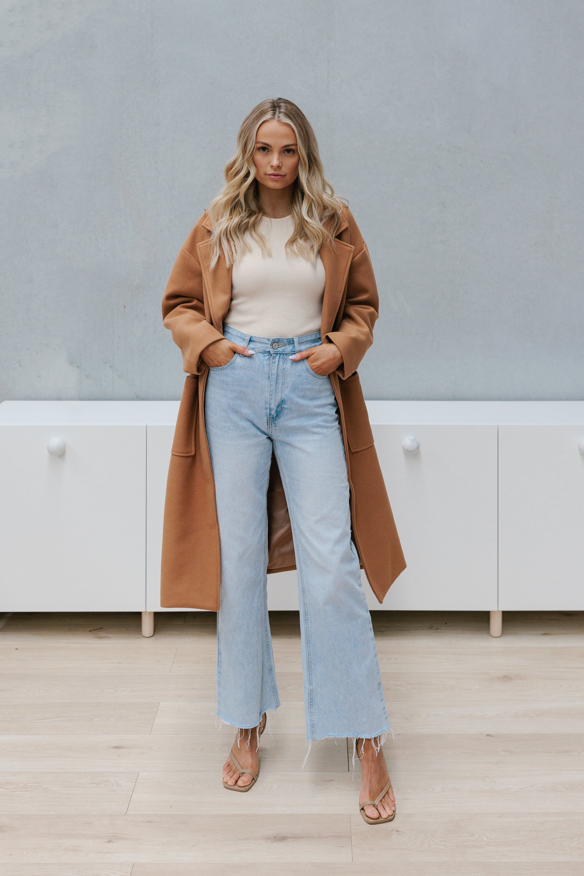 Winslow Oversized Coat Tan