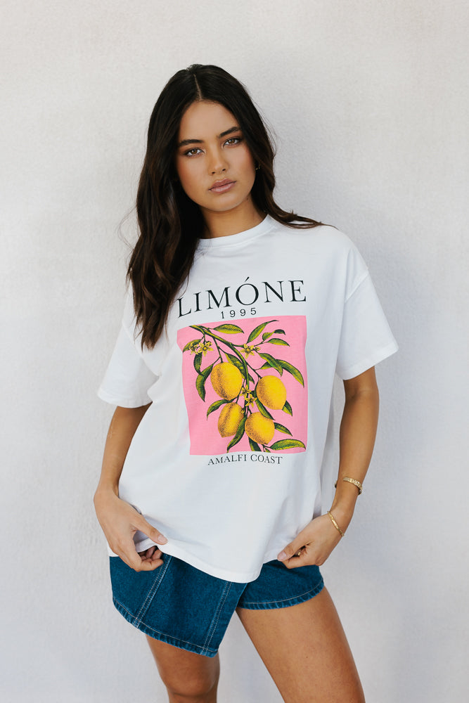 Limone Tee - White