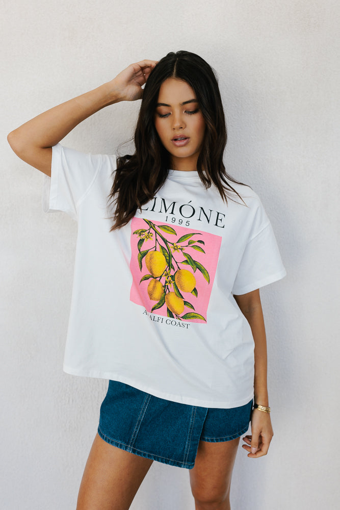 Limone Tee - White