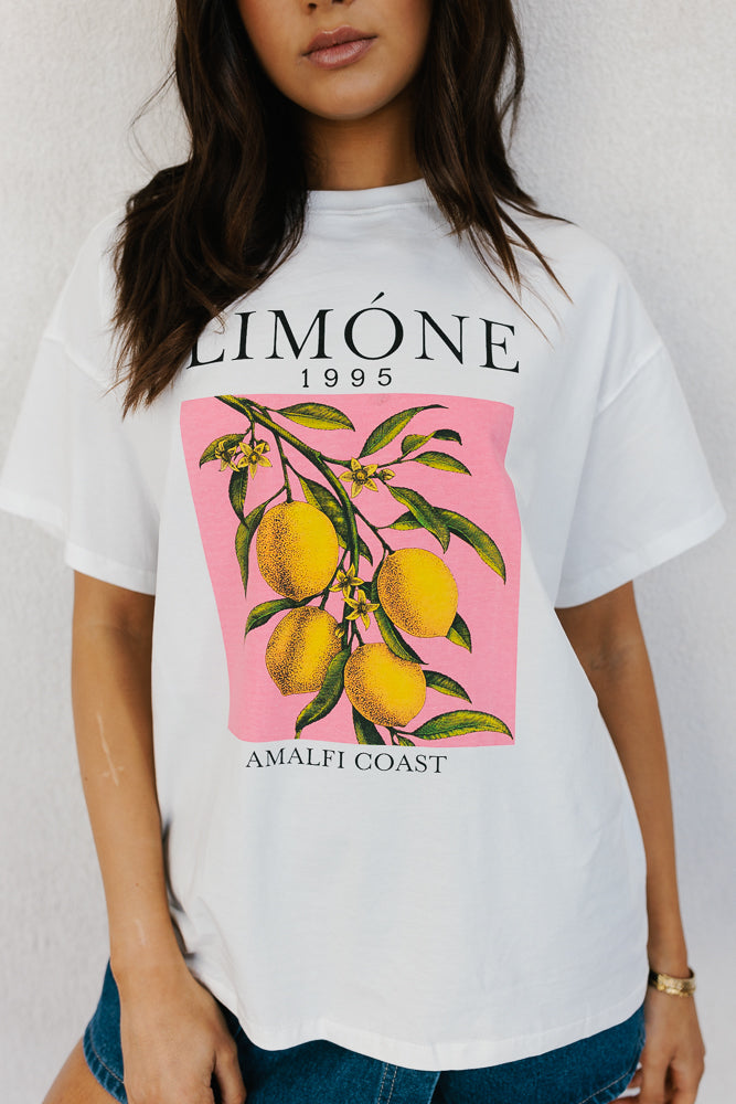Limone Tee - White