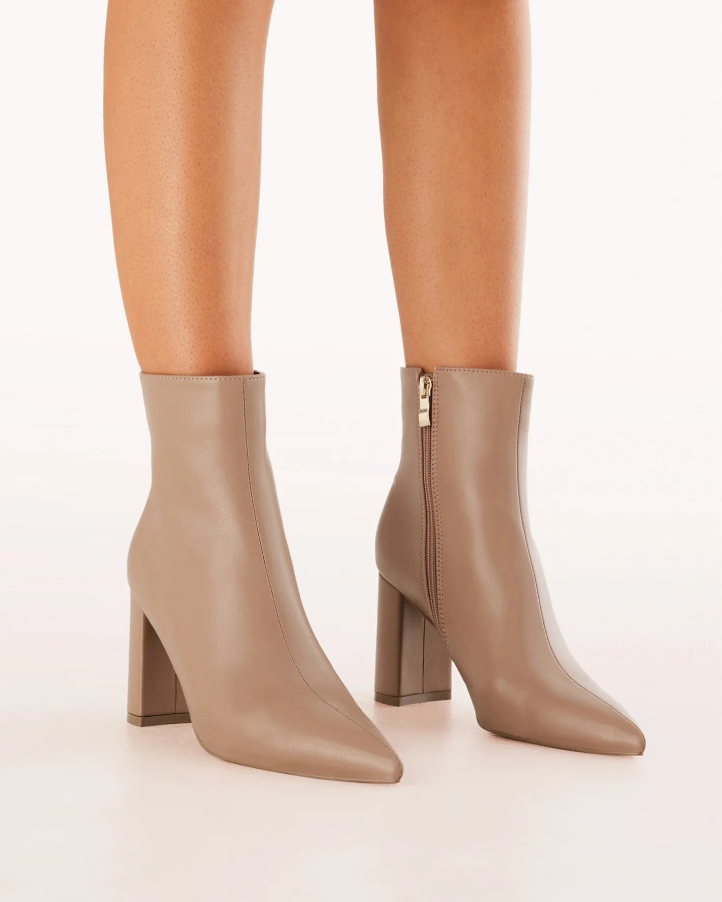 Nicoletta Ankle Boots Almond
