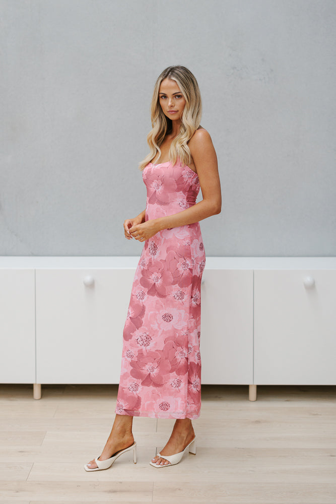 Tolby Dress - Pink Floral