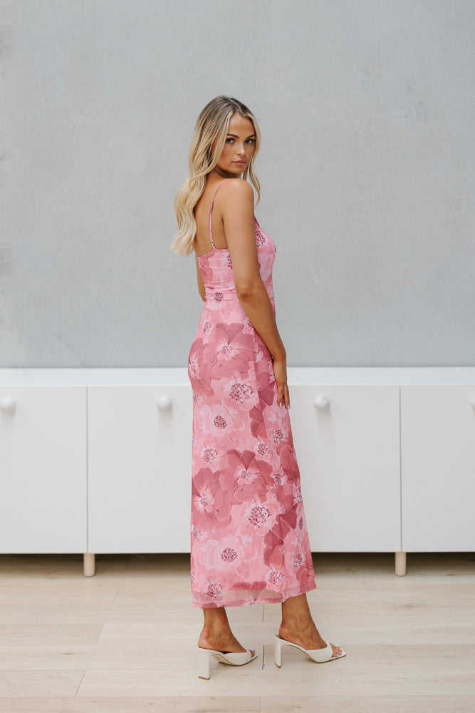 Tolby Dress - Pink Floral