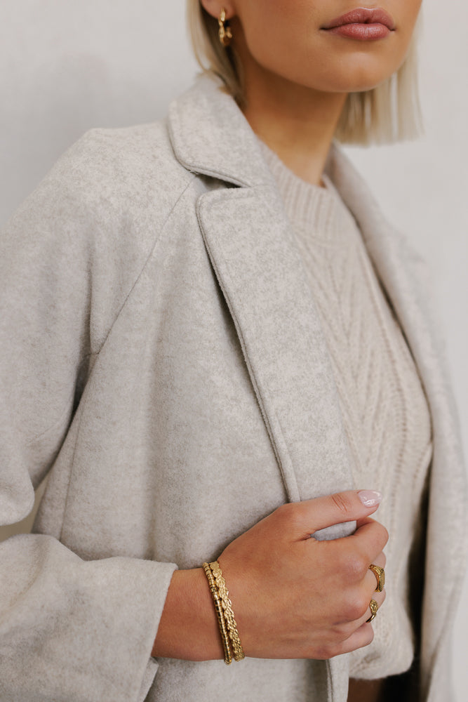 True Knit Vest - Beige