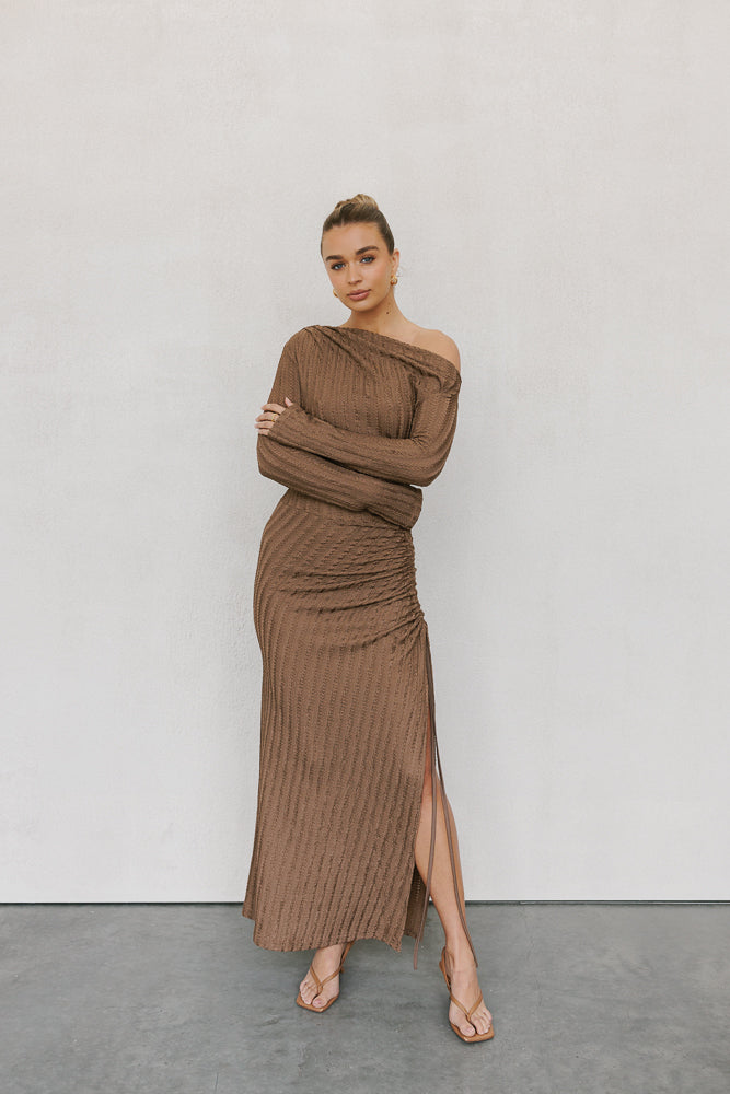 Olly Dress Chocolate