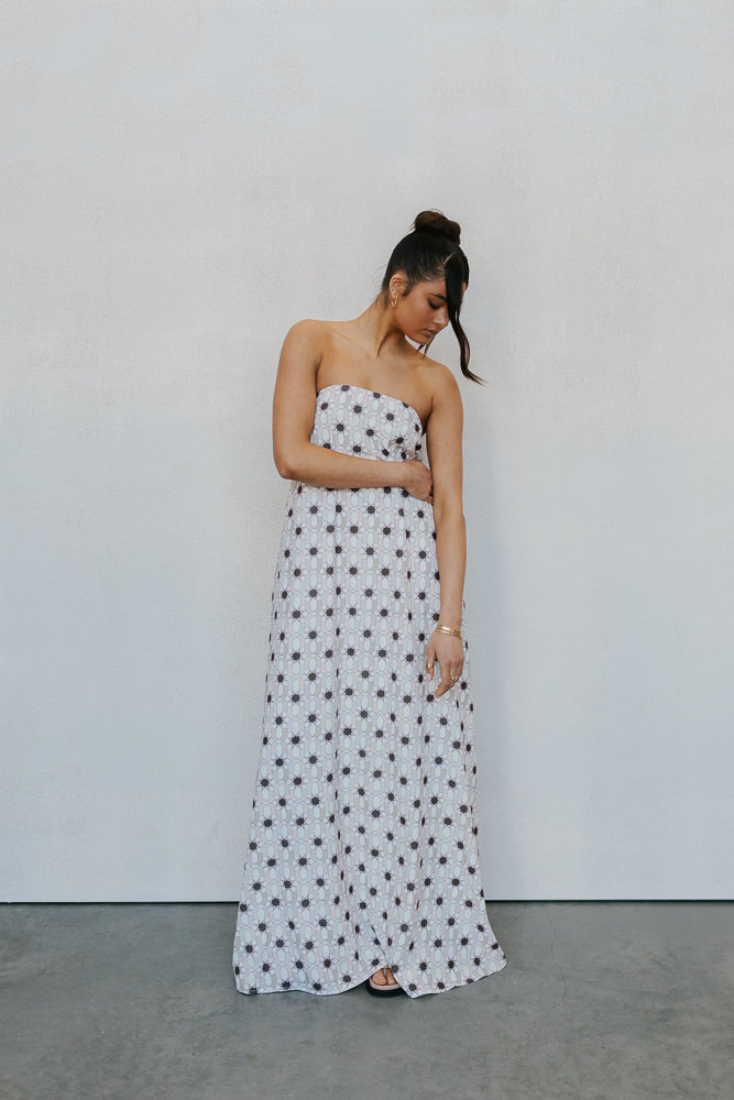 Osprey Dress Sable Print