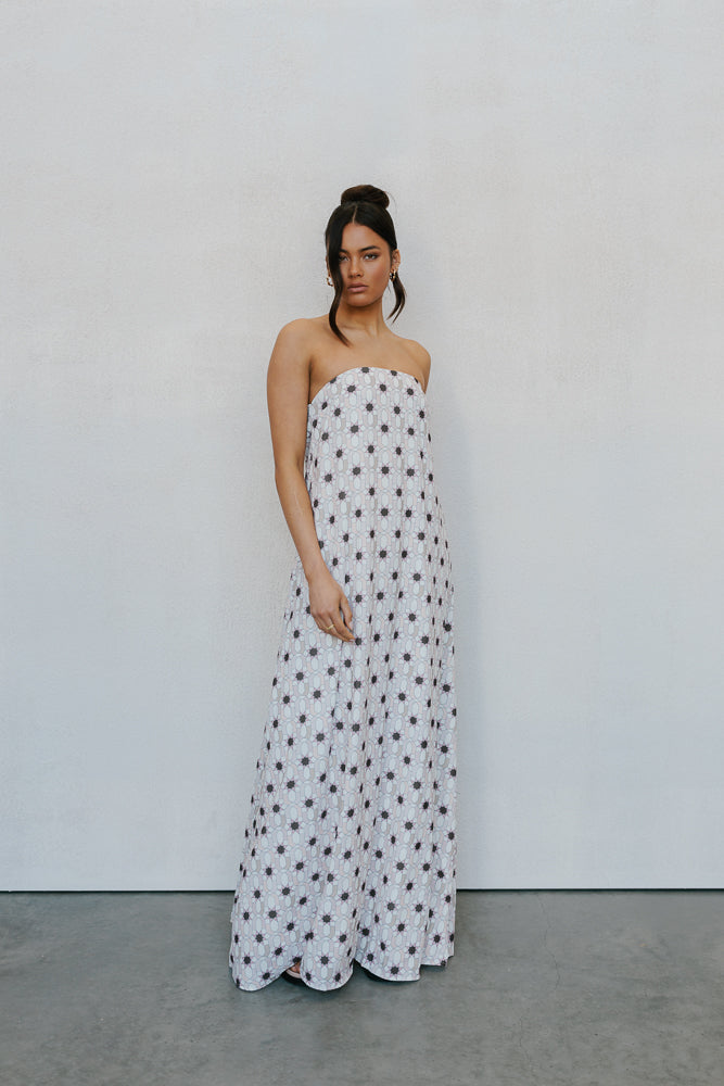 Osprey Dress Sable Print