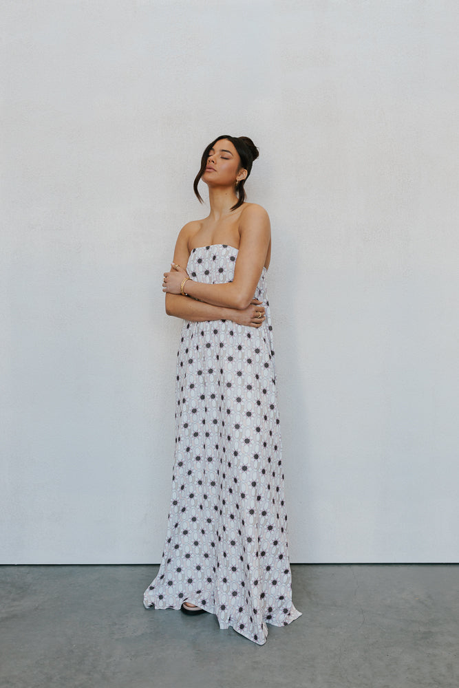 Osprey Dress Sable Print