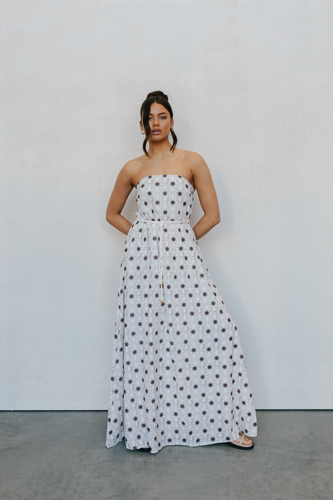 Osprey Dress Sable Print